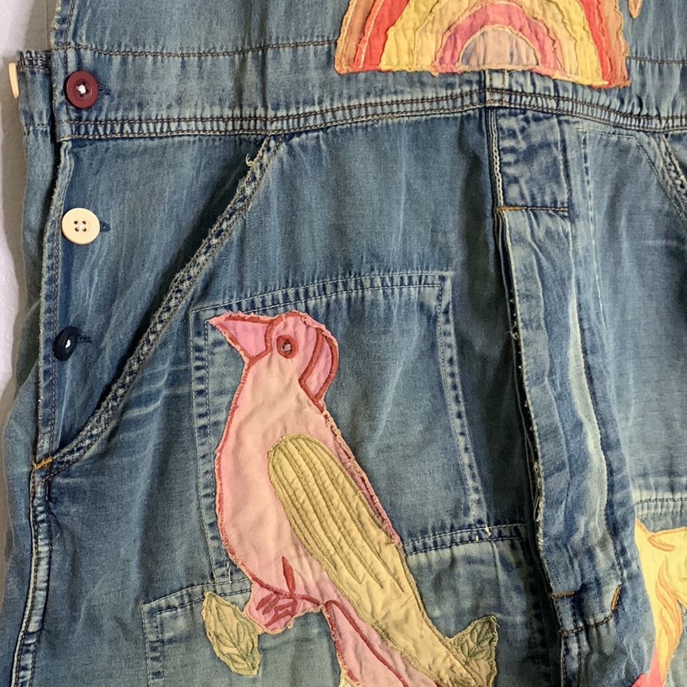 Magnolia Pearl Colorful Denim Overalls - Picture 3 of 9